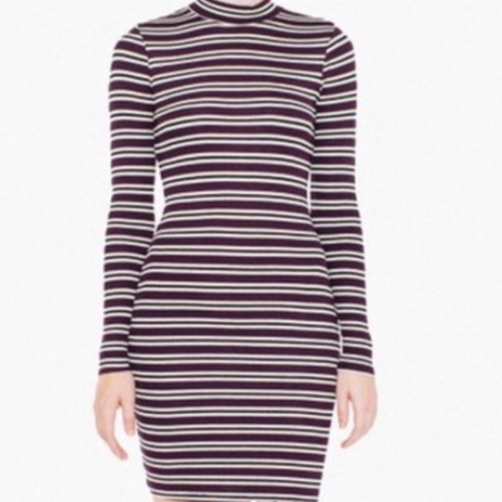 American Apparel Body con Mock Neck Dress